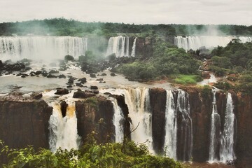 waterfall in the forest, Iguazu, Argentina