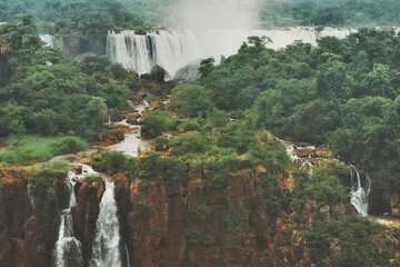 waterfall in the forest, Iguazu, Argentina