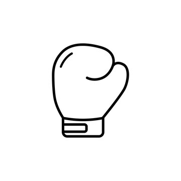recommend clip art: boxing glove outline style icon