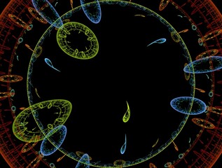 Imaginatory fractal abstract background Image