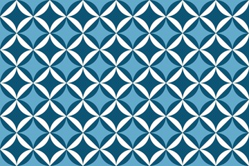 日本の伝統的な文様でもある七宝の連続模様