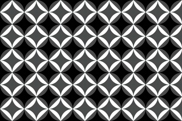 Fototapeta premium 日本の伝統的な文様でもある七宝の連続模様