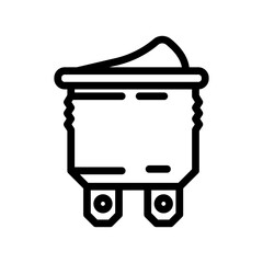electric switch electrical engineer line icon vector. electric switch electrical engineer sign. isolated contour symbol black illustration