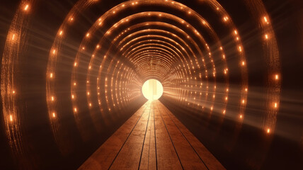 light at the end of the tunnel.