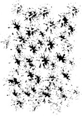 black ink splat background