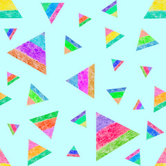 geometric pattern with triangles