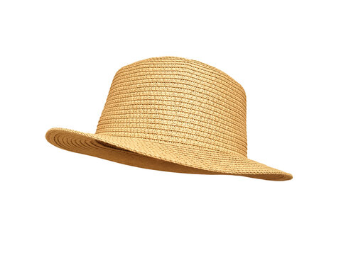 vintage straw hat isolated PNG transparent