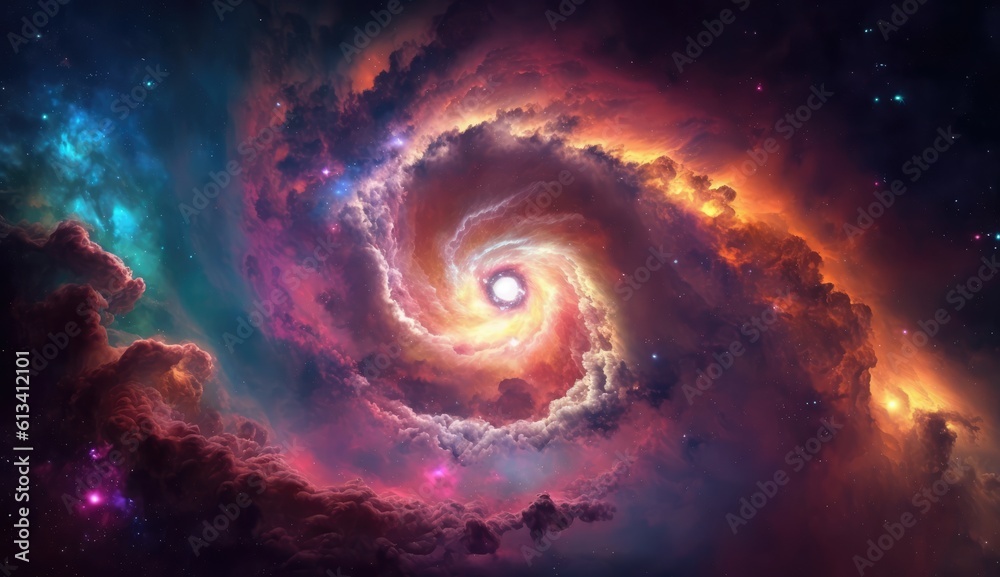 Canvas Prints galaxy in outer space