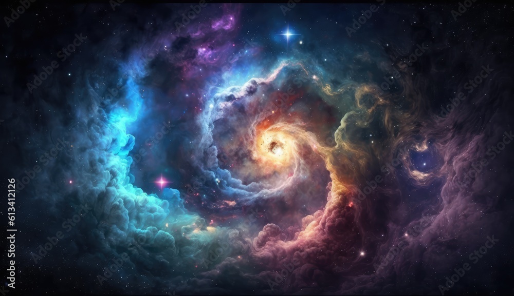 Canvas Prints galaxy in outer space