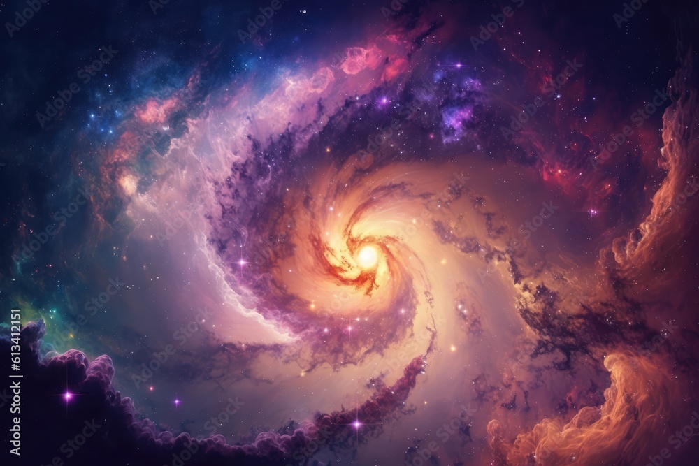 Canvas Prints galaxy in outer space