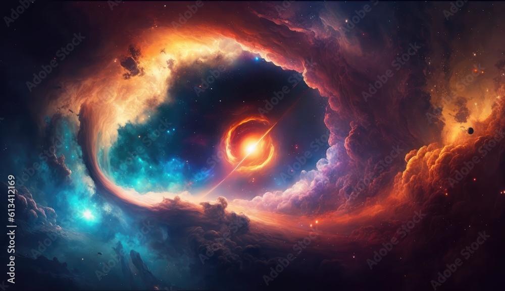 Canvas Prints galaxy in outer space