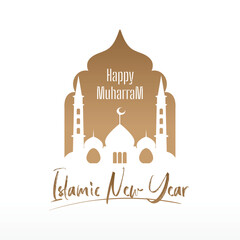 Unique design of social media feeds for Islamic New Year celebrations or 1 Muharram