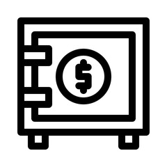 safekeeping line icon