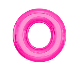 Letter O Pink Balloon