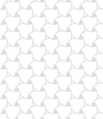 Seamless vector light ornament. Modern wavy background. Geometric modern pattern