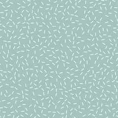 Seamless vector light blue and white background with random elements. Abstract ornament. Seamles abstract pattern