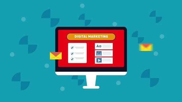 Digital marketing strategy for online business. Online brand promotion through email, SEO, Social media marketing campaign