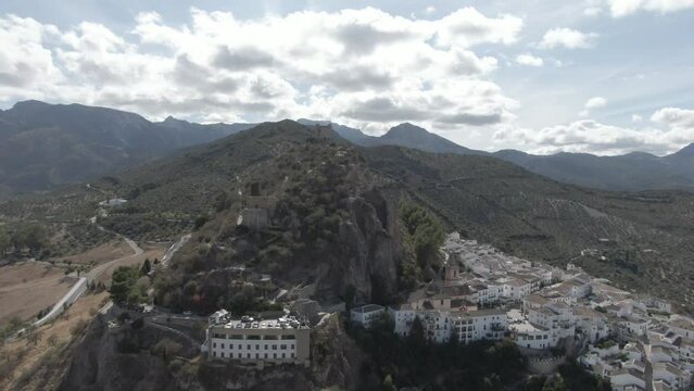 Aerial view of Zahara De La Sierra