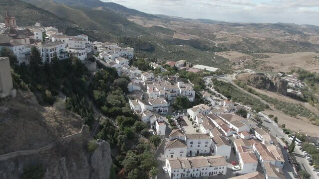 Aerial view of Zahara De La Sierra