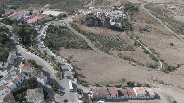 Aerial view of Zahara De La Sierra