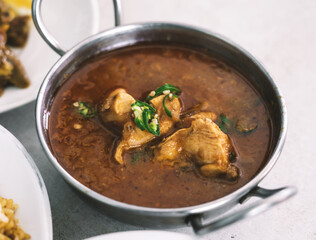 Chicken masala spicy curry