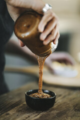 Peanut sauce for summer rolls dip