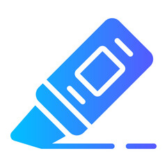 eraser Gradient icon