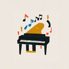 piano and notes © carla