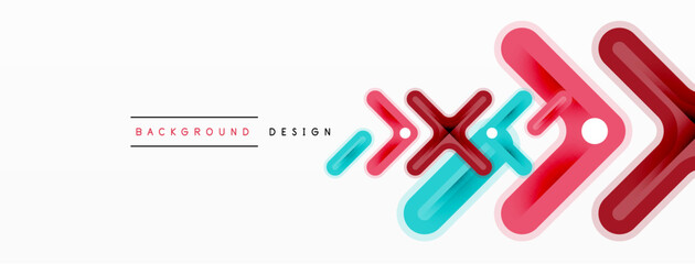 Cross line background minimal geometric template. Design for wallpaper, banner, background, landing page, wall art, invitation, prints, posters
