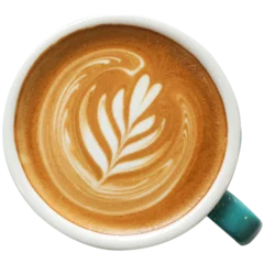 Foto op Plexiglas cup of cappuccino coffee  © kantheera