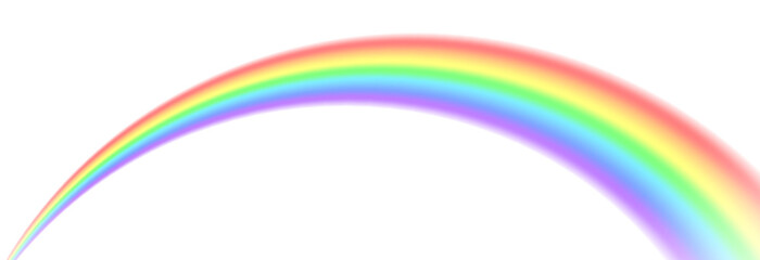 Vector rainbow. Rainbow png. Effect after the rain. A natural phenomenon.