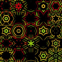 seamless pattern with ROPES version 5