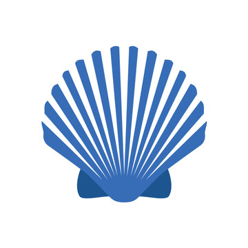simple sea shell icon graphic isolated vector illustration EPS10