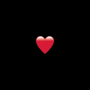 'Heart' Animated Emoji with transparant alpha background, ready to be used on your footage.