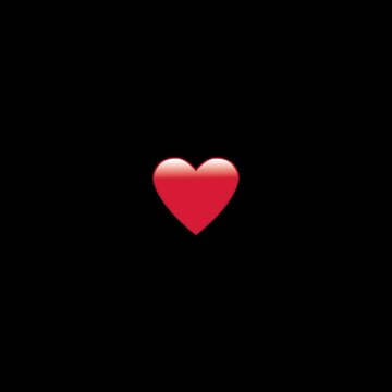 'Broken heart' Animated Emoji with transparant alpha background, ready to be used on your footage.