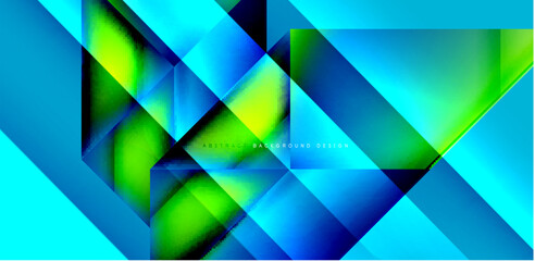 Dynamic triangle design with fluid gradient colors abstract background