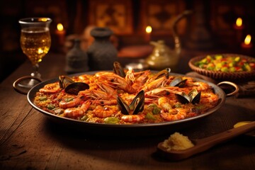 Premium and delicious spanish paella