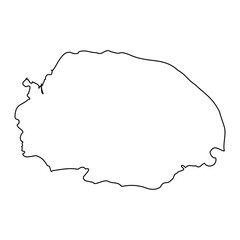 Naklejka premium Norfolk map, ceremonial county of England. Vector illustration.
