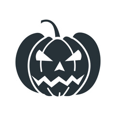 Halloween pumpkin icon vector on trendy design