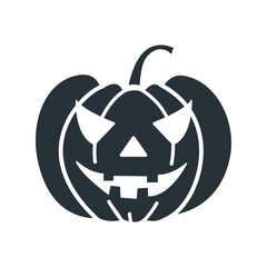 Halloween pumpkin icon vector on trendy design