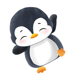 Penguin motion and Halloween party