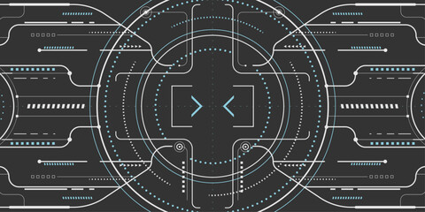 Sight background.Technological drawing .Futuristic technology background.Vector illustration.