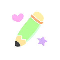 illustration of a pencil