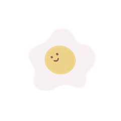 smile fried egg
