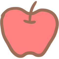 red apple