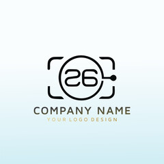 Obraz premium 26 photography vector logo design