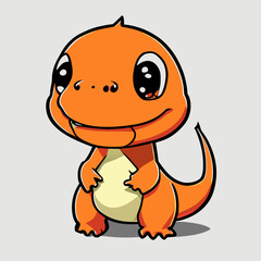 T-Rex vector dinosaurs are cute and suitable for further use © Kopgz-41