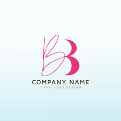 Sophisticated beauty brand logo letter B to appeal to women