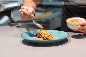 spaghetti with butter and jam
