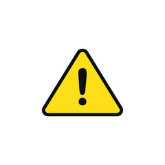 Attention warning exclamation symbol design vector